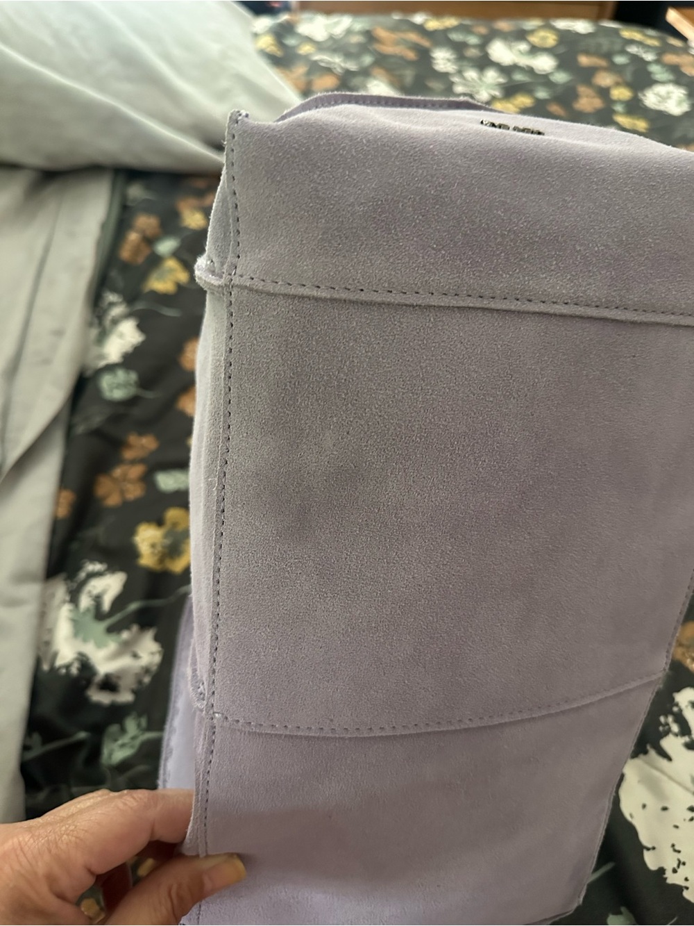 The Sak Los Feliz Lavender Suede Tote - Picture 13 of 14